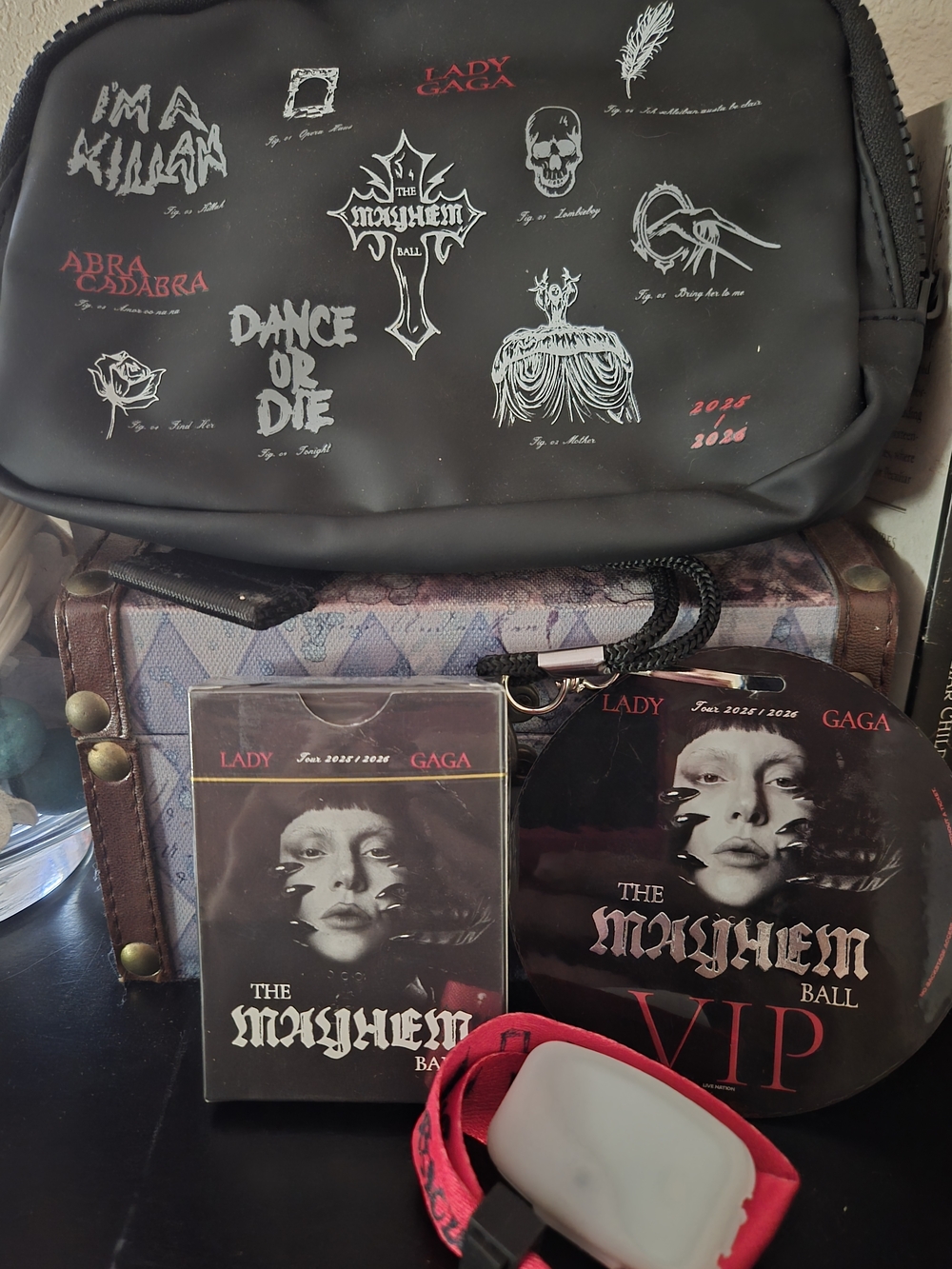 Lady Gaga Mayhem Ball VIP 2026 Merch Set